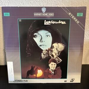 Ladyhawke Laserdisc LD Extended Play (1985) Broderick Pfeiffer, Rutger Hauer